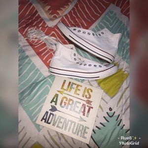 White High Top Converse ❤️
